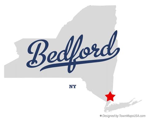 Map of Bedford, NY, New York