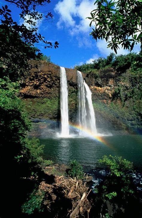 Wailua Falls, Kauai, Hawaii, USA | Kauai, Wailua, Waterfall