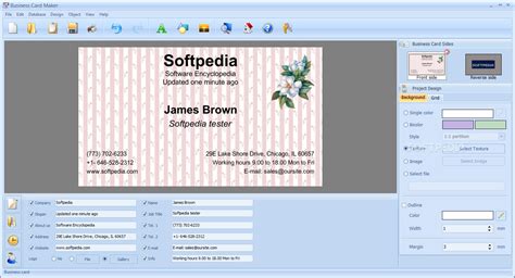 Business Card Maker Software – Freeware Base