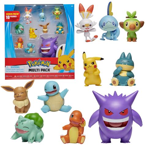 Buy PoKéMoN Ultimate Battle Multi 10 Pack Action Figures - Gengar ...