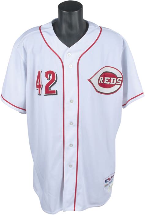 Jackie Robinson Day Game Worn Jersey 2011, Worn by Joey Votto (Property ...