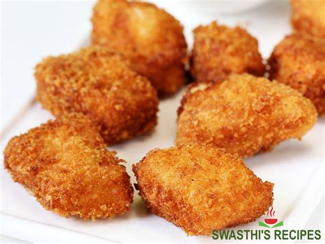 Chicken Nuggets Recipe (Fried, Baked & Air fryer) - Swasthi's Recipes