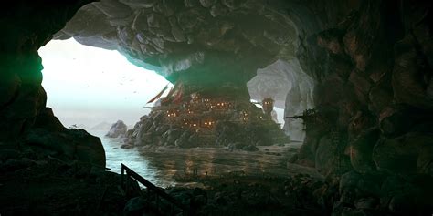 ART OF DANNY WEINBAUM: Fantasy Cavern City CryEngine 3