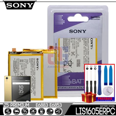 Sony Xperia Z5 Premium Battery Original Quality and Capacity Model LIS1605ERPC, Fit for Z5P ...