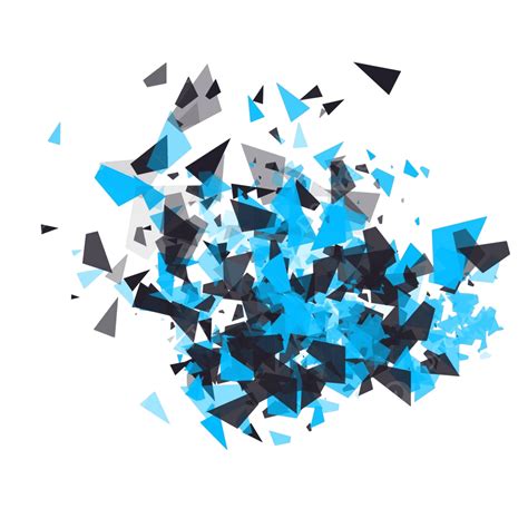 Abstract Explosion Vector Element For Celebrations And Events Vector, Triangle, Particle, Modern ...