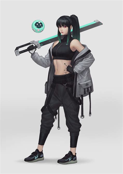 Laura (Techwear 1), Alfonso Maesa on ArtStation at https://www ...