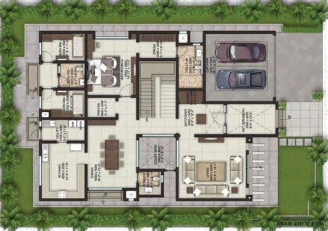 FLOOR PLANS VILLA LIFESTYLE » arab arch | Arabic house design, Floor plans, Duplex house design