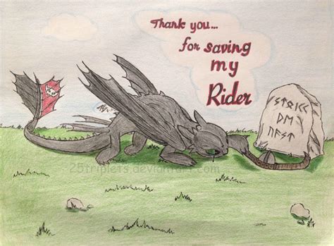 Toothless thanks Stoick by 25triplets on DeviantArt