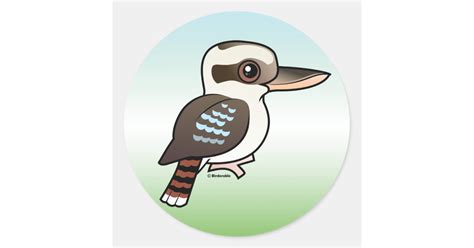 Laughing Kookaburra Classic Round Sticker | Zazzle