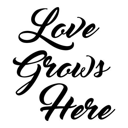 Love Grows Here Wall Quotes™ Decal | WallQuotes.com