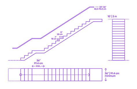 Stairs | Stairways Dimensions & Drawings | Dimensions.com