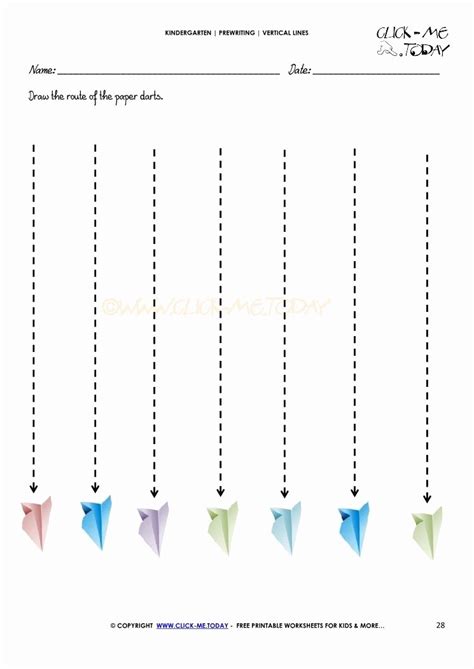 50 Vertical Line Test Worksheet