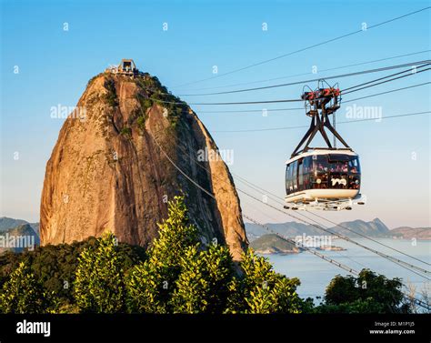 Sugarloaf Mountain Cable Car, Rio de Janeiro, Brazil, South America Stock Photo - Alamy