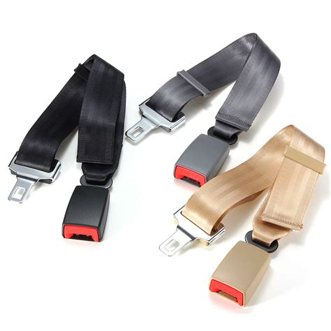 New 2.1cm Universal Adjustable Car Seat Belt Extension Black Seat Belt Extender – Chile Shop