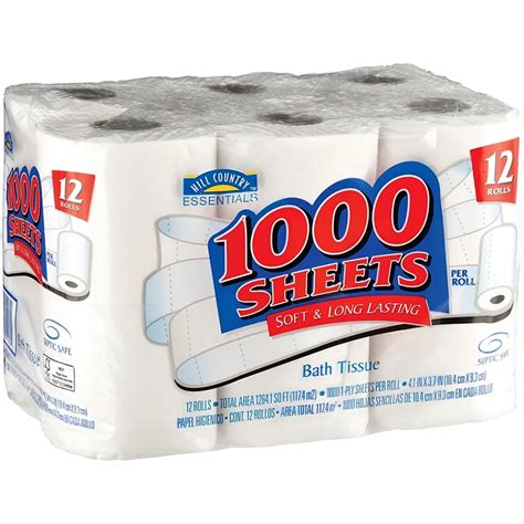 Giant Toilet Paper 1000 Sheets Per Roll 1-Ply Unscented Ct Pkg Giant | ubicaciondepersonas.cdmx ...