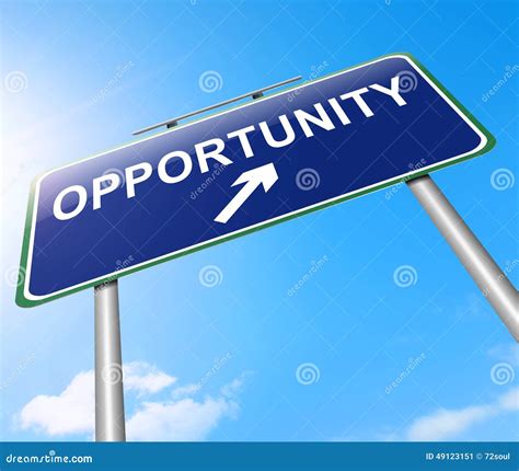 Opportunity concept. stock illustration. Illustration of opening - 49123151