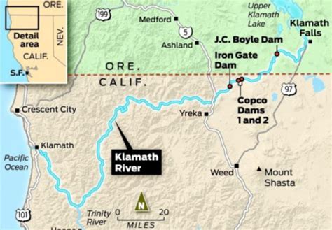 Klamath River Dams Map - Chrysa Bobinette