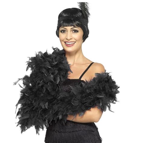 Deluxe Black Feather Boas [sm38301] - £5.94 | Go International, UK