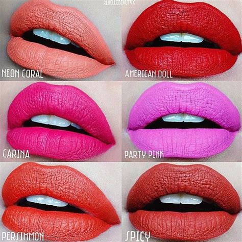 LIP DRAMA — Swatches of @anastasiabeverlyhills liquid... | Liquid lipstick swatches, Lipstick ...