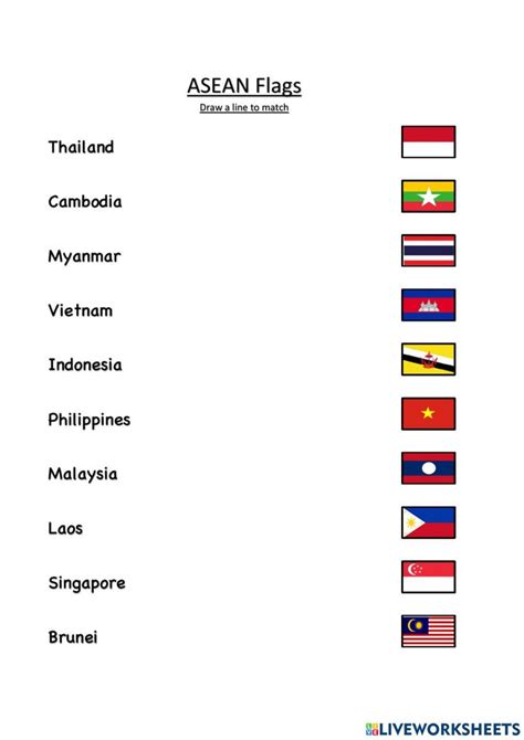 the flags of asia and other countries are shown