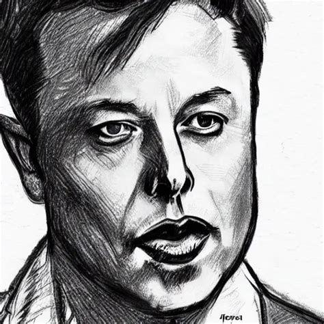 sketch of elon musk | Stable Diffusion | OpenArt