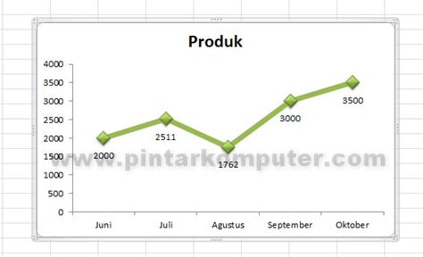 Cara Mudah Membuat Grafik Garis Line Chart Di Excel 2007 2010 2013 | Images and Photos finder