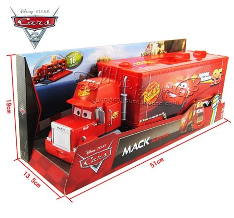 Free Shipping Brand New Pixar Cars 2 Toys Mack Truck Hauler Semi Pixar ...