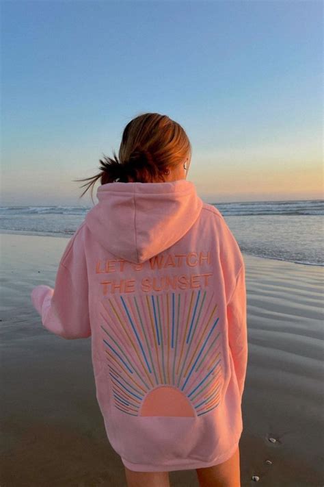 LET'S WATCH THE SUNSET SWEATSHIRT | Winter hoodies, Hoodies ...