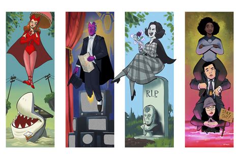 Wandavision haunted mansion stretching portraits by BrianKesinger on ...