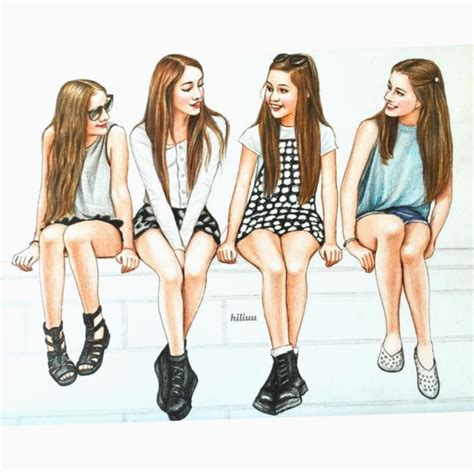 6+ Cute Quotes For Girls Friendship in 2020 | Drawings of friends, Best friend drawings, Girl ...