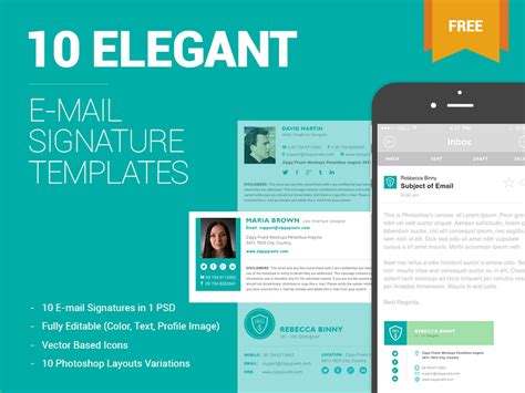 Free Email Signature Templates For Outlook | PrintableDB.web.app