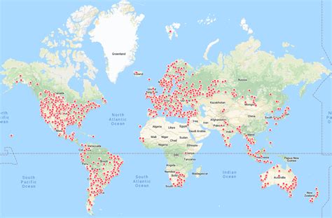 1000 locations from 200 games of GeoGuessr played over 4 months [OC] : geoguessr