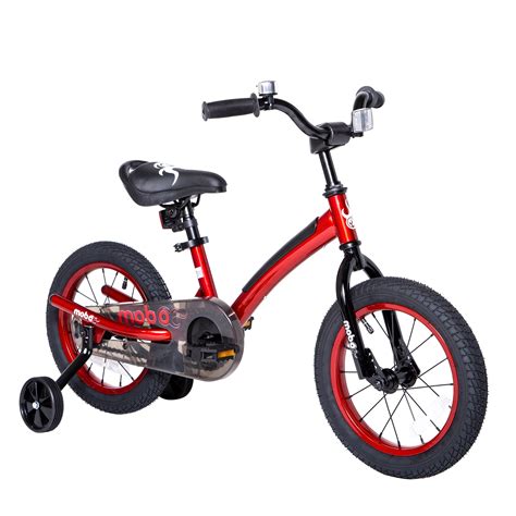 Mobo First 14 Inch Bike For Kids With Training Wheels, Boys And Girls Bike, Red - Walmart.com ...