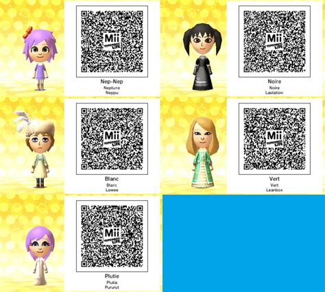 Qr Codes For Tomodachi Life