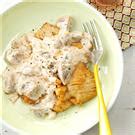 Turkey Cutlets with Pan Gravy Recipe | Taste of Home