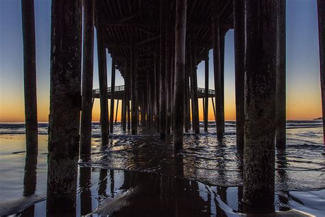 Under Pismo Beach Pier Sunset Photograph by John McGraw - Fine Art America