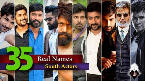 South Indian Actor's Real Name: 35 South Actor's Real Names | Shocking ...