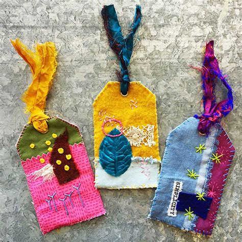 A Fabric Collage with Texture - Cloth Paper Scissors | Scrap fabric ...