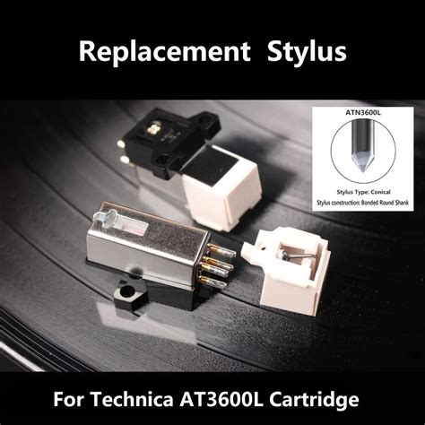 Metal Turntable Cartridge With Stylus Needles + Installation Kit Fits MM/LP Turntable Stylus for ...