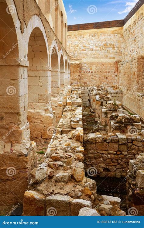 Zamora the Castle El Castillo in Spain Stock Image - Image of stone ...