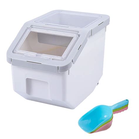 Buy AnRui Dog Food Storage Container Airtight Plastic Rice Holder ...