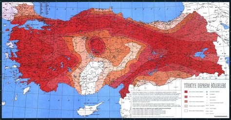 Deprem Kuşakları Haritası