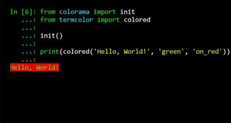 Print Colors in Python terminal - PythonPandas