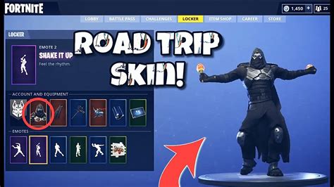 NEW "ENFORCER" ROAD TRIP SKIN IN-GAME WITH ALL LEAKED EMOTES! Fortnite ...