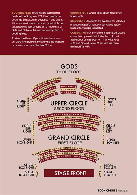 Belfast Opera House Seating Plan - Photos