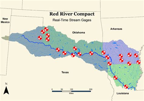 Red River Texas Map - Alaine Leonelle