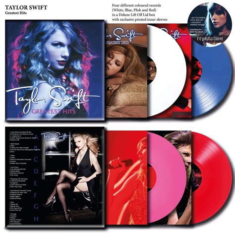 Taylor Swift – Greatest Hits "4LP COLOURED VINYL BOX SET" | Records LPs ...