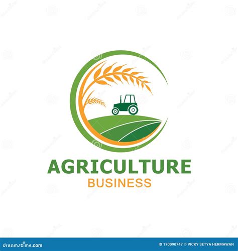 Vector Logo Design for Agriculture, Agronomy, Wheat Farm, Rural Country ...