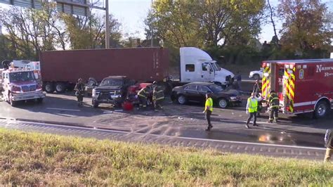 4 adults, child injured in crash on I-40 near downtown Nashville | WKRN ...