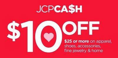 JCPenney Coupons: Save $10 Off $25 February 6 - 8 Only